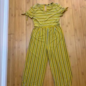 Yellow striped jumper